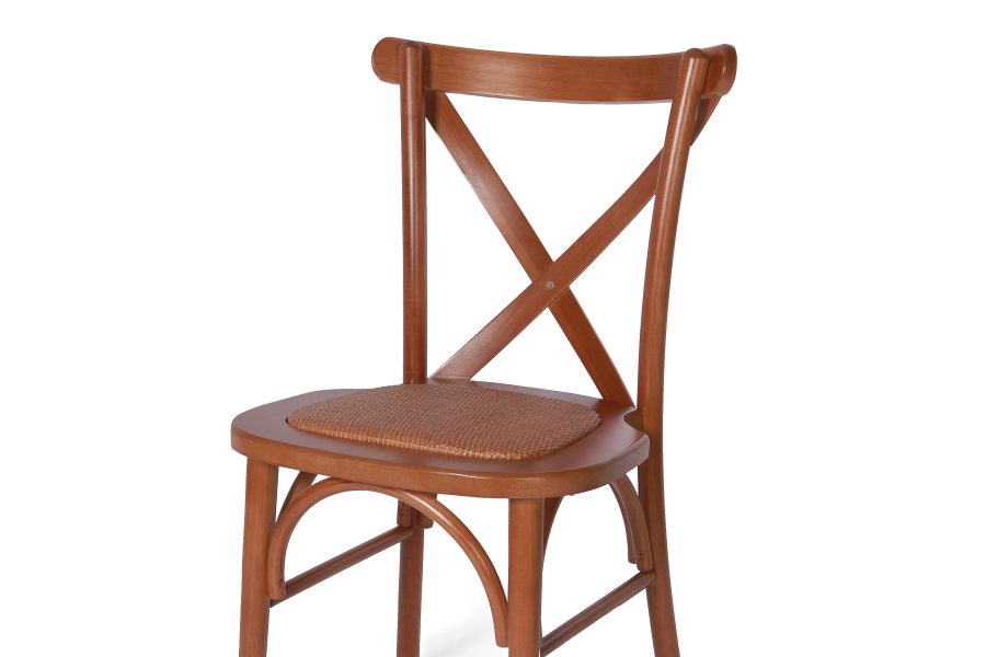 Cadeira Espanha Empilhável Assento Rattan